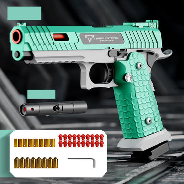 Combat Master 2011 Auto Shell Ejection Blowback Laser Toy Gun
